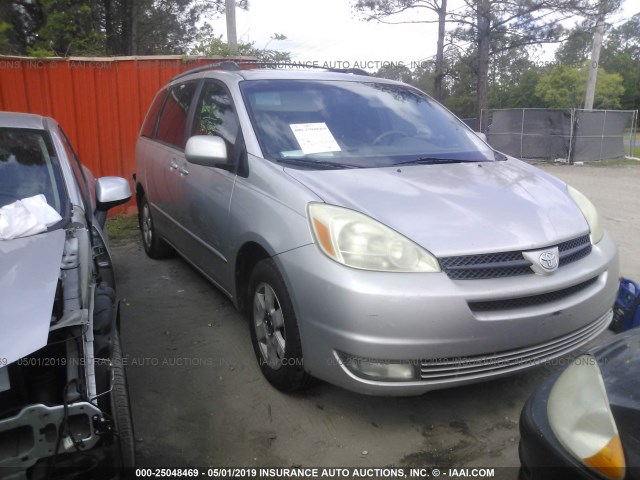 5TDZA22C54S033201 - 2004 TOYOTA SIENNA XLE/XLE LIMITED GRAY photo 1