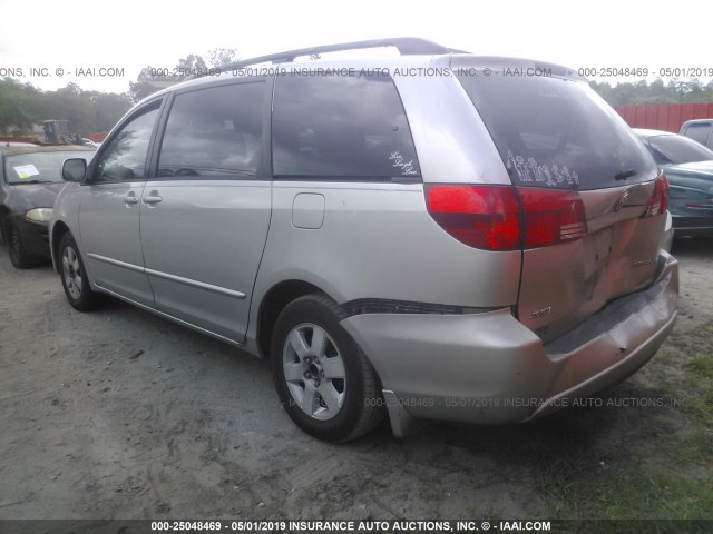 5TDZA22C54S033201 - 2004 TOYOTA SIENNA XLE/XLE LIMITED GRAY photo 3