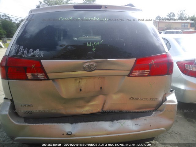 5TDZA22C54S033201 - 2004 TOYOTA SIENNA XLE/XLE LIMITED GRAY photo 6