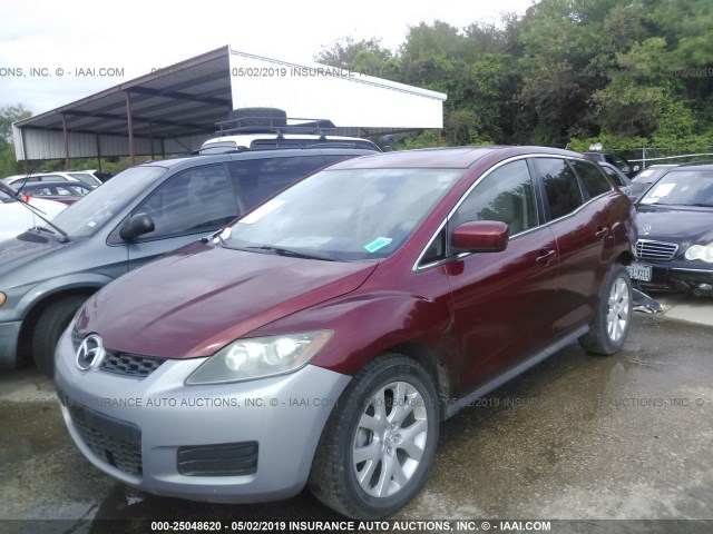 JM3ER293980213083 - 2008 MAZDA CX-7 RED photo 2