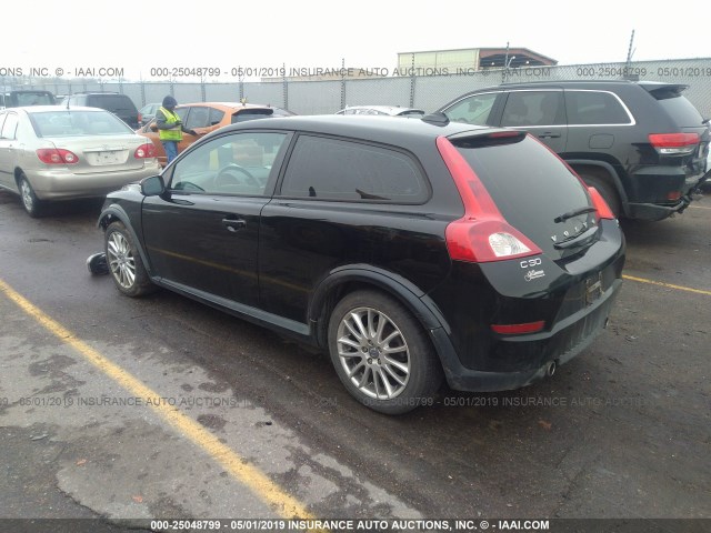 YV1672MK6B2195570 - 2011 VOLVO C30 T5 BLACK photo 3