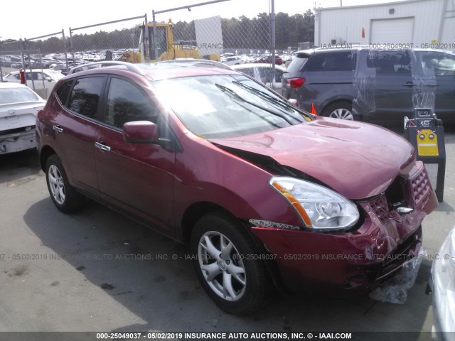 JN8AS5MV8AW104160 - 2010 NISSAN ROGUE S/SL/KROM RED photo 1