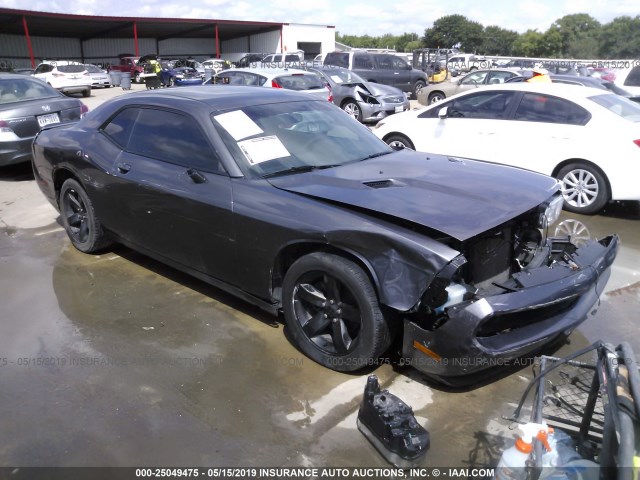 2C3CDYAG1EH274584 - 2014 DODGE CHALLENGER SXT GRAY photo 1