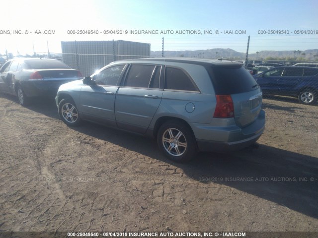2A8GM68X58R631022 - 2008 CHRYSLER PACIFICA TOURING BLUE photo 3