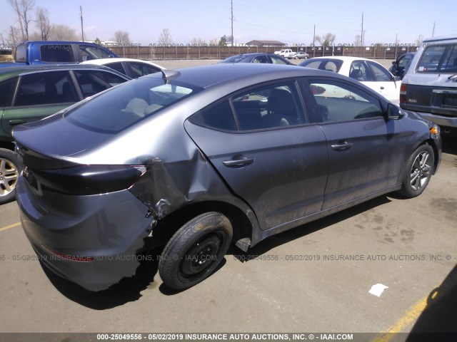 5NPD84LF7JH298567 - 2018 HYUNDAI ELANTRA SEL/VALUE/LIMITED BLACK photo 4