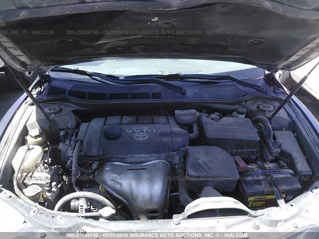 JTNBF3EK0A3004726 - 2010 TOYOTA CAMRY SE/LE/XLE 灰色 照片 10