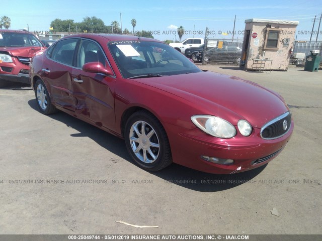 2G4WE567351169207 - 2005 BUICK LACROSSE CXS RED photo 1