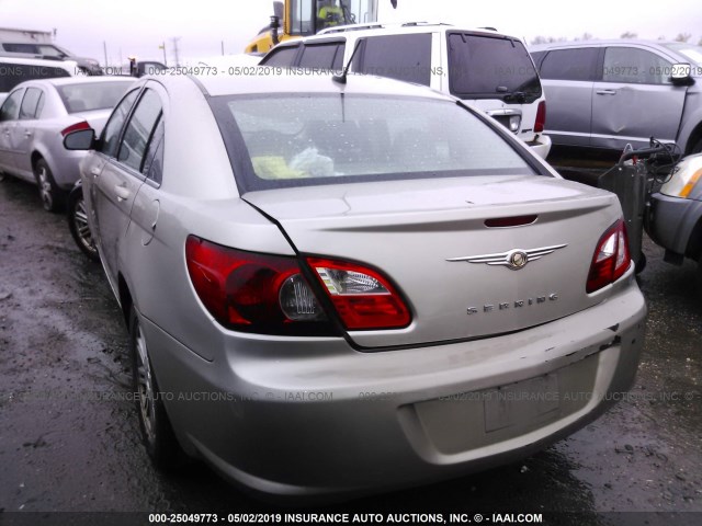 1C3LC56K78N139815 - 2008 CHRYSLER SEBRING TOURING GOLD photo 3