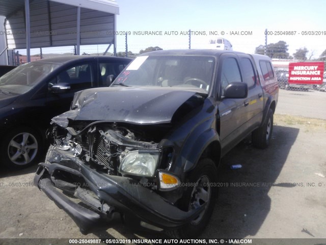 5TEGN92NX4Z390964 - 2004 TOYOTA TACOMA DOUBLE CAB PRERUNNER BLACK photo 2