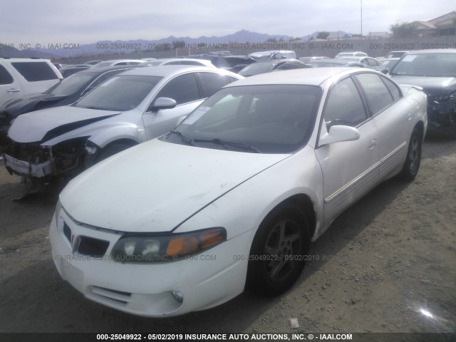 1G2HX52K94U254030 - 2004 PONTIAC BONNEVILLE SE WHITE photo 2