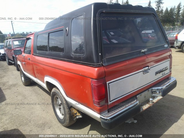 1FTCR11T0HUC29087 - 1987 FORD RANGER RED photo 3