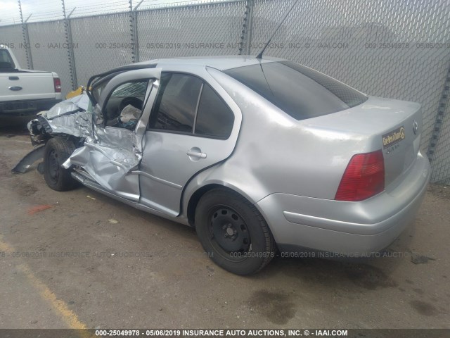 3VWRK69MX3M185697 - 2003 VOLKSWAGEN JETTA GL SILVER photo 3