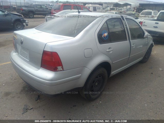 3VWRK69MX3M185697 - 2003 VOLKSWAGEN JETTA GL SILVER photo 4