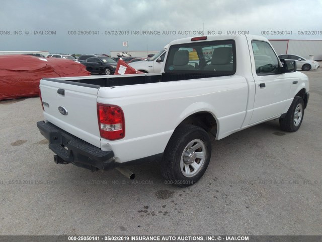 1FTKR1AD6BPA72241 - 2011 FORD RANGER WHITE photo 4