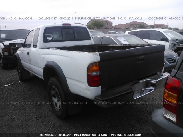 5TESN92N32Z125584 - 2002 TOYOTA TACOMA XTRACAB PRERUNNER WHITE photo 3