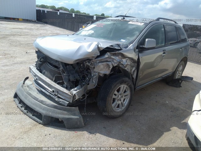 2FMDK48C08BA51568 - 2008 FORD EDGE SEL MAROON photo 2