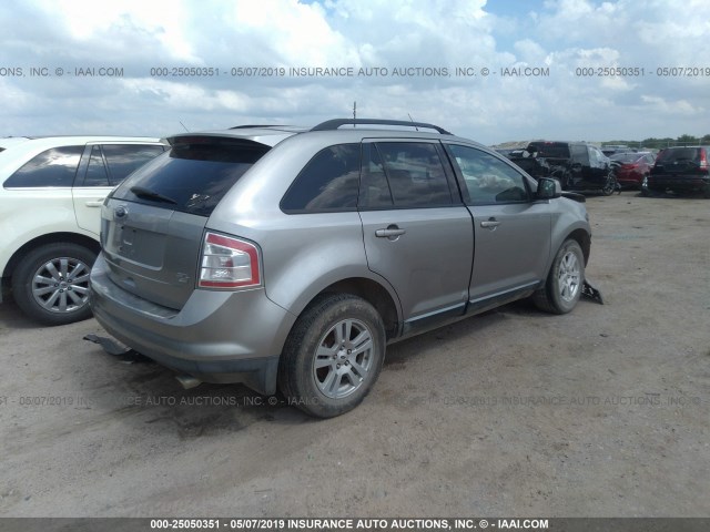 2FMDK48C08BA51568 - 2008 FORD EDGE SEL MAROON photo 4