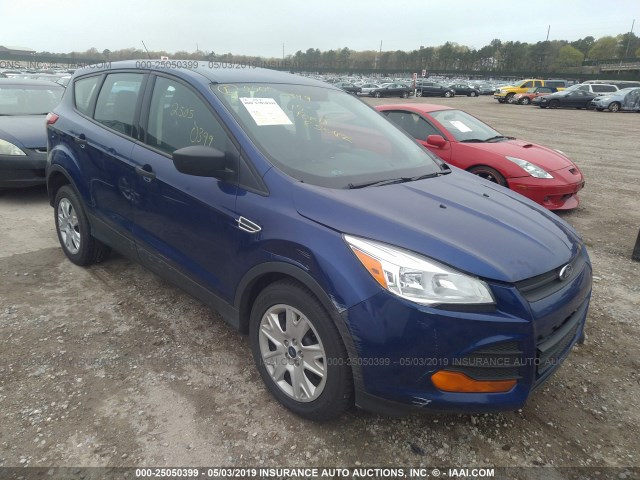 1FMCU0F73FUB86880 - 2015 FORD ESCAPE S BLUE photo 1