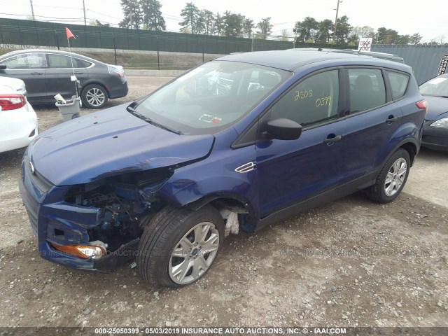 1FMCU0F73FUB86880 - 2015 FORD ESCAPE S BLUE photo 2