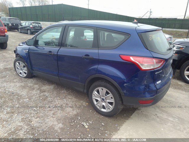 1FMCU0F73FUB86880 - 2015 FORD ESCAPE S BLUE photo 3