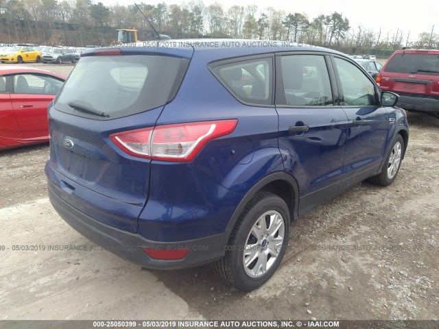 1FMCU0F73FUB86880 - 2015 FORD ESCAPE S BLUE photo 4