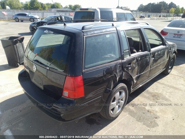 WVWSK61J43W588600 - 2003 VOLKSWAGEN JETTA GLS BLACK photo 4