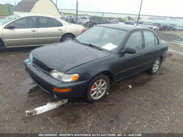 1NXBB02E0TZ382177 - 1996 TOYOTA COROLLA DX Light Blue photo 2