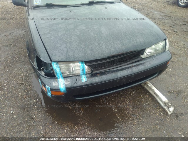 1NXBB02E0TZ382177 - 1996 TOYOTA COROLLA DX Light Blue photo 6