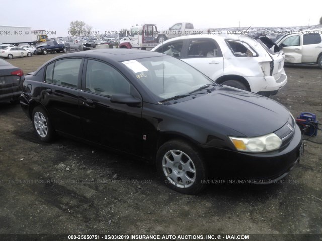 1G8AZ52F74Z101251 - 2004 SATURN ION LEVEL 2 BLACK photo 1