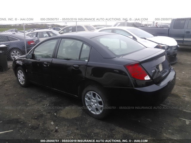 1G8AZ52F74Z101251 - 2004 SATURN ION LEVEL 2 BLACK photo 3