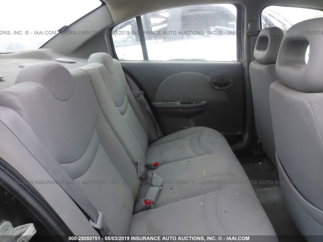 1G8AZ52F74Z101251 - 2004 SATURN ION LEVEL 2 BLACK photo 8