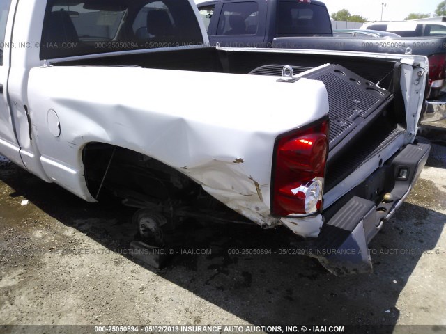 1D7HA16K08J191512 - 2008 DODGE RAM 1500 ST WHITE photo 6