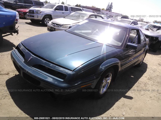 1G2WJ12M4SF307656 - 1995 PONTIAC GRAND PRIX SE მწვანე ფოტო 2