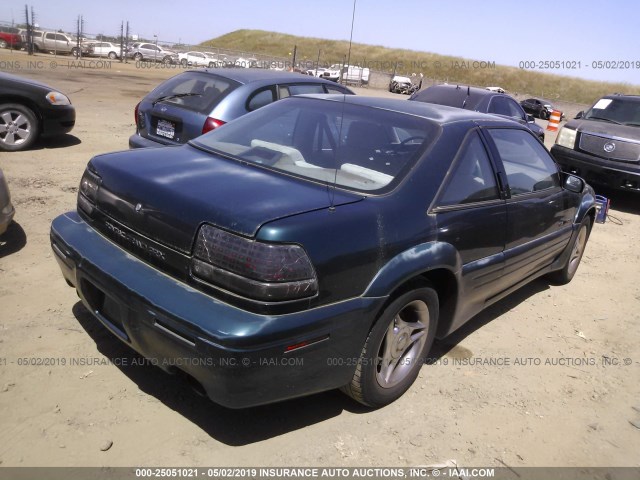 1G2WJ12M4SF307656 - 1995 PONTIAC GRAND PRIX SE GREEN photo 4