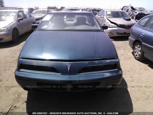 1G2WJ12M4SF307656 - 1995 PONTIAC GRAND PRIX SE მწვანე ფოტო 6