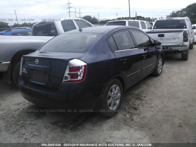 3N1AB61E88L657531 - 2008 NISSAN SENTRA 2.0/2.0S/2.0SL BLUE photo 4