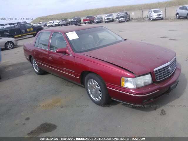 1G6KF5299VU211295 - 1997 CADILLAC DEVILLE CONCOURS RED photo 1