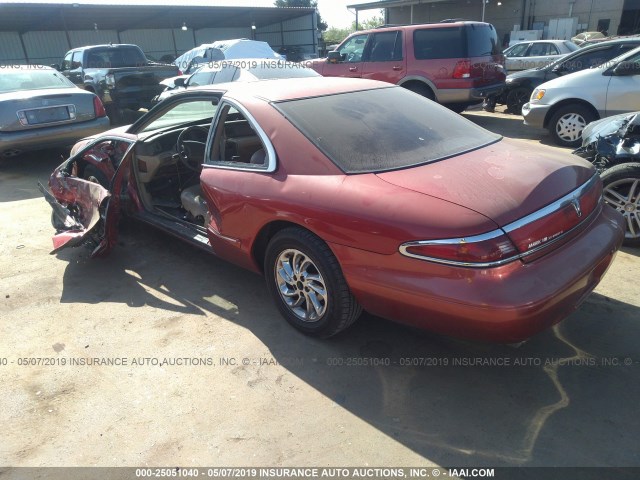 1LNLM91V8VY614668 - 1997 LINCOLN MARK VIII RED photo 3