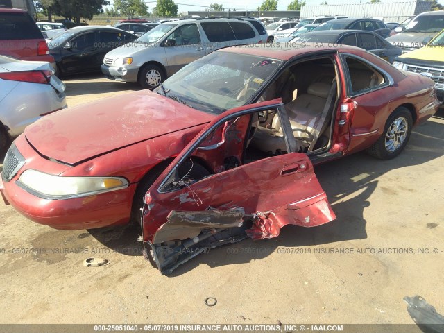 1LNLM91V8VY614668 - 1997 LINCOLN MARK VIII RED photo 6