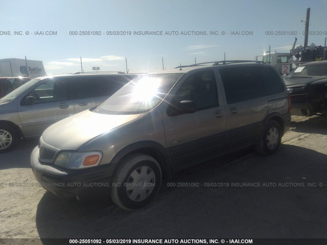 1GMDU03E01D151908 - 2001 PONTIAC MONTANA SILVER photo 2