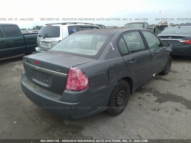 1G1ZS58F48F138486 - 2008 CHEVROLET MALIBU LS GRAY photo 4