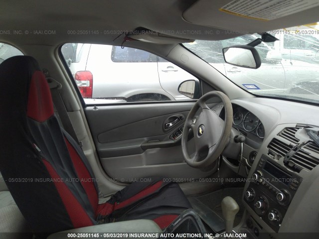 1G1ZS58F48F138486 - 2008 CHEVROLET MALIBU LS GRAY photo 5