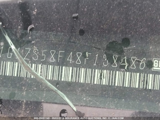 1G1ZS58F48F138486 - 2008 CHEVROLET MALIBU LS GRAY photo 9