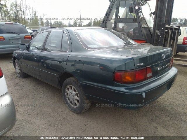 JT2BG12K6T0368527 - 1996 TOYOTA CAMRY DX/LE/XLE GREEN photo 3