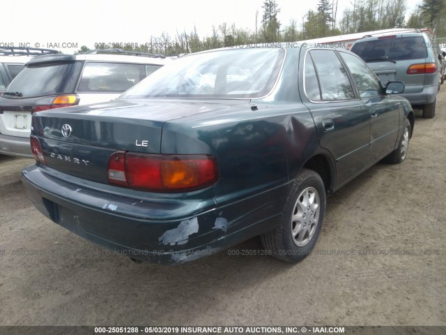 JT2BG12K6T0368527 - 1996 TOYOTA CAMRY DX/LE/XLE GREEN photo 4