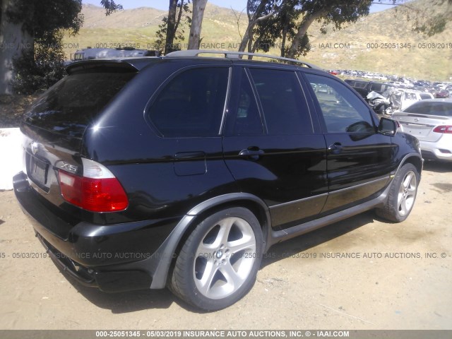 5UXFB93522LN78228 - 2002 BMW X5 4.6IS BLACK photo 4