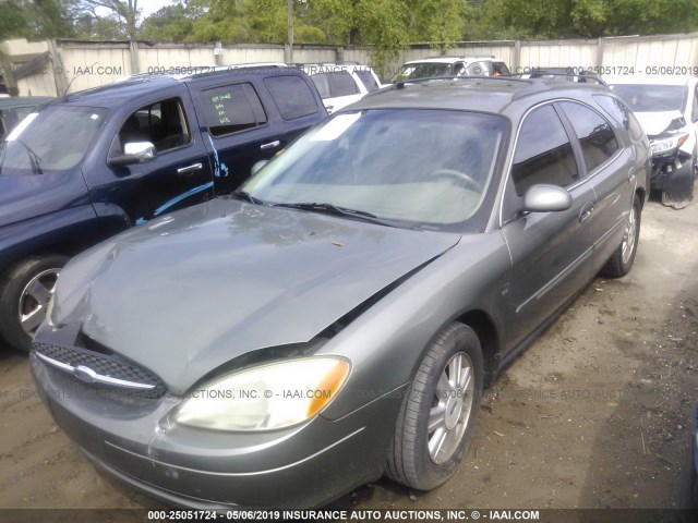 1FAFP59S33A232426 - 2003 FORD TAURUS SEL GRAY photo 2