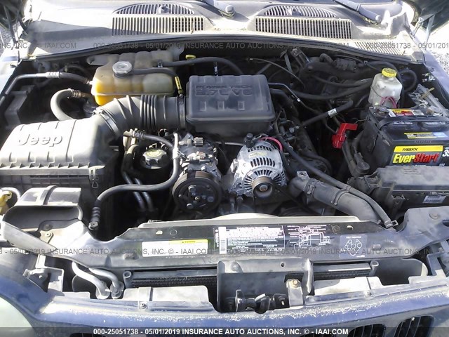 1J4GL48K93W732321 - 2003 JEEP LIBERTY SPORT/FREEDOM ლურჯი ფოტო 10