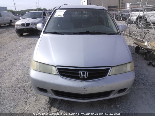 5FNRL18003B002605 - 2003 HONDA ODYSSEY EXL SILVER photo 6