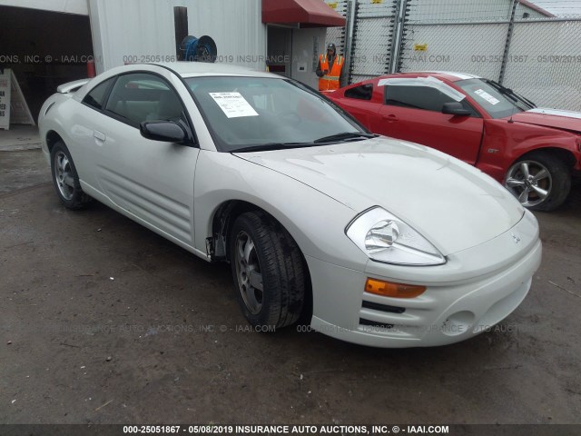 4A3AC44G15E006617 - 2005 MITSUBISHI ECLIPSE GS WHITE photo 1